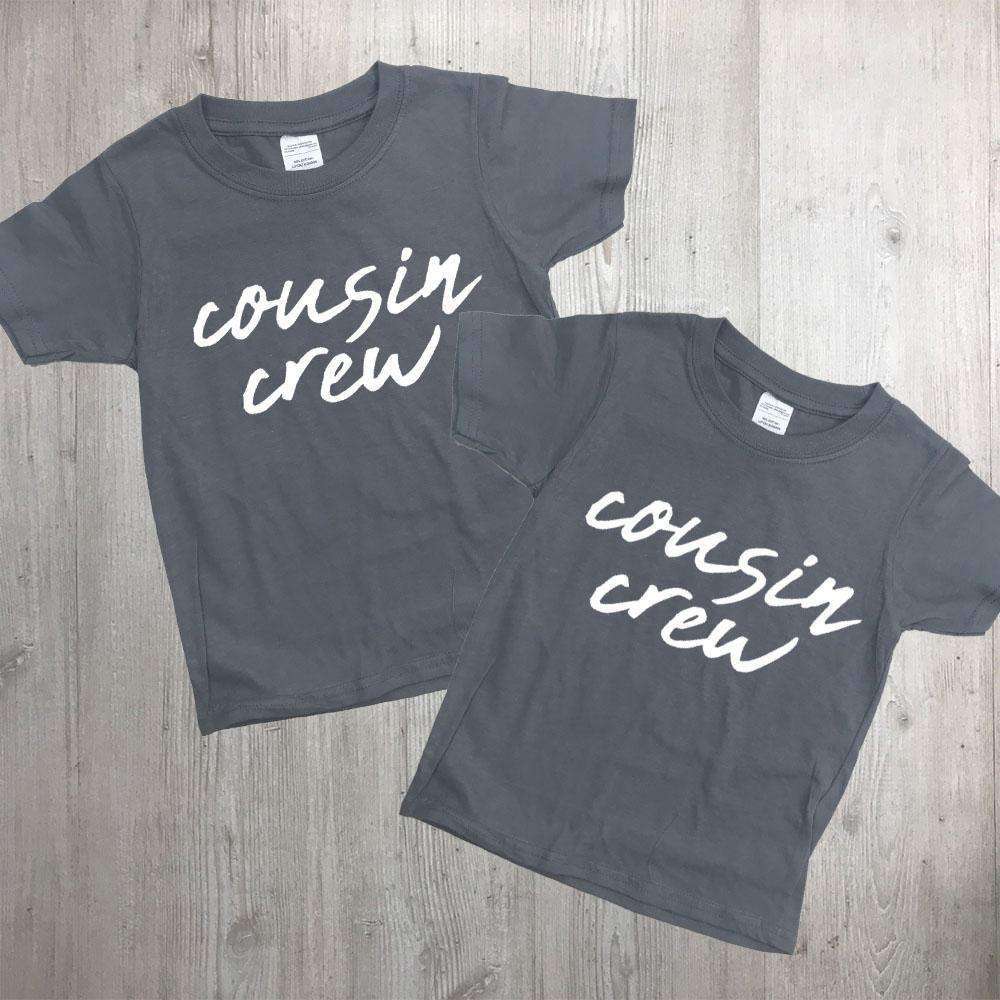 Cousin Crew Script Tees 00 (MRK X) - Trendy Graphic T-Shirts for Men & Women - Perfect for Casual Wear, Street Style & Everyday Outfits