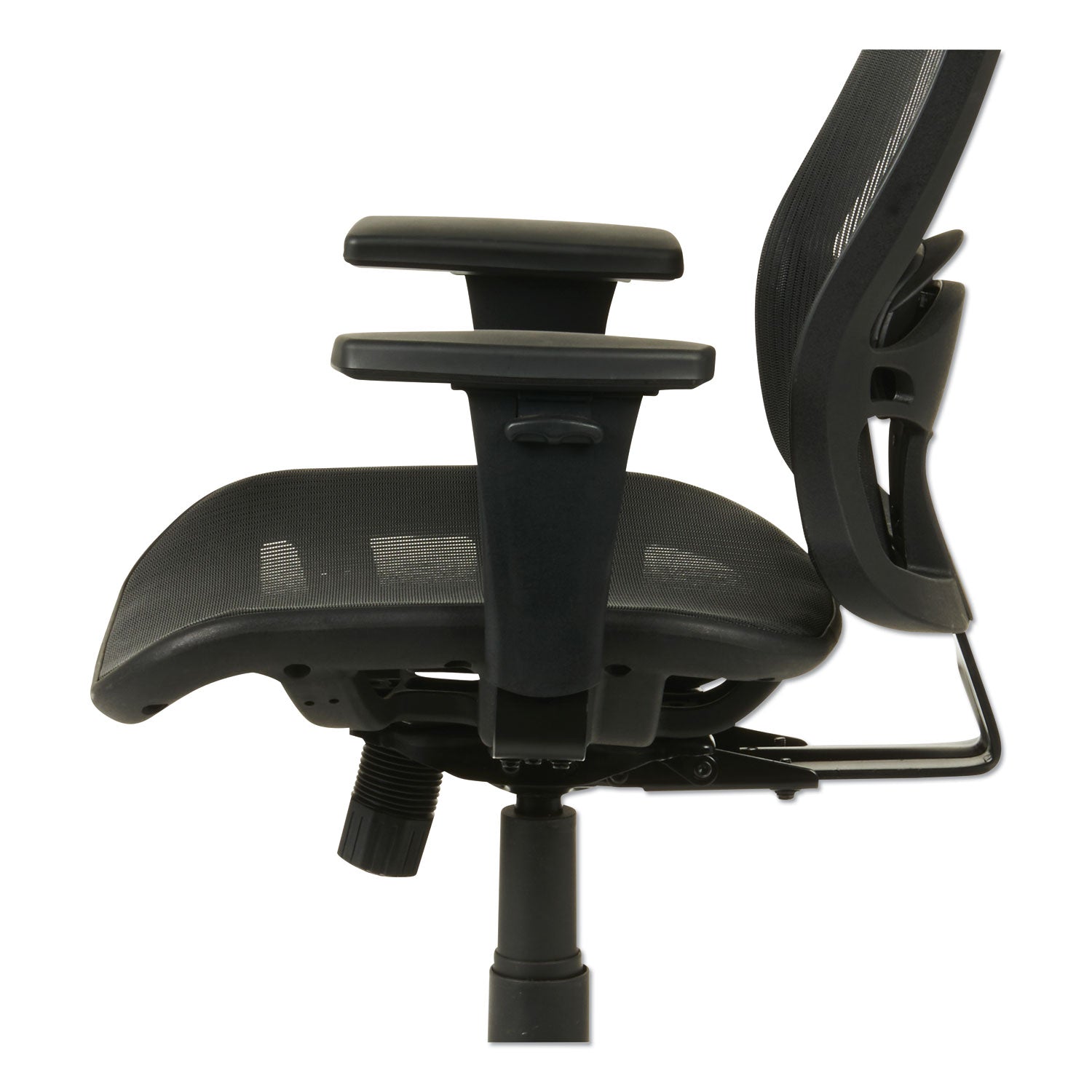 Alera Etros Series Mesh Mid Back Synchro Tilt Office Chair - 275 lb Weight Capacity, Adjustable Seat Height 15.74