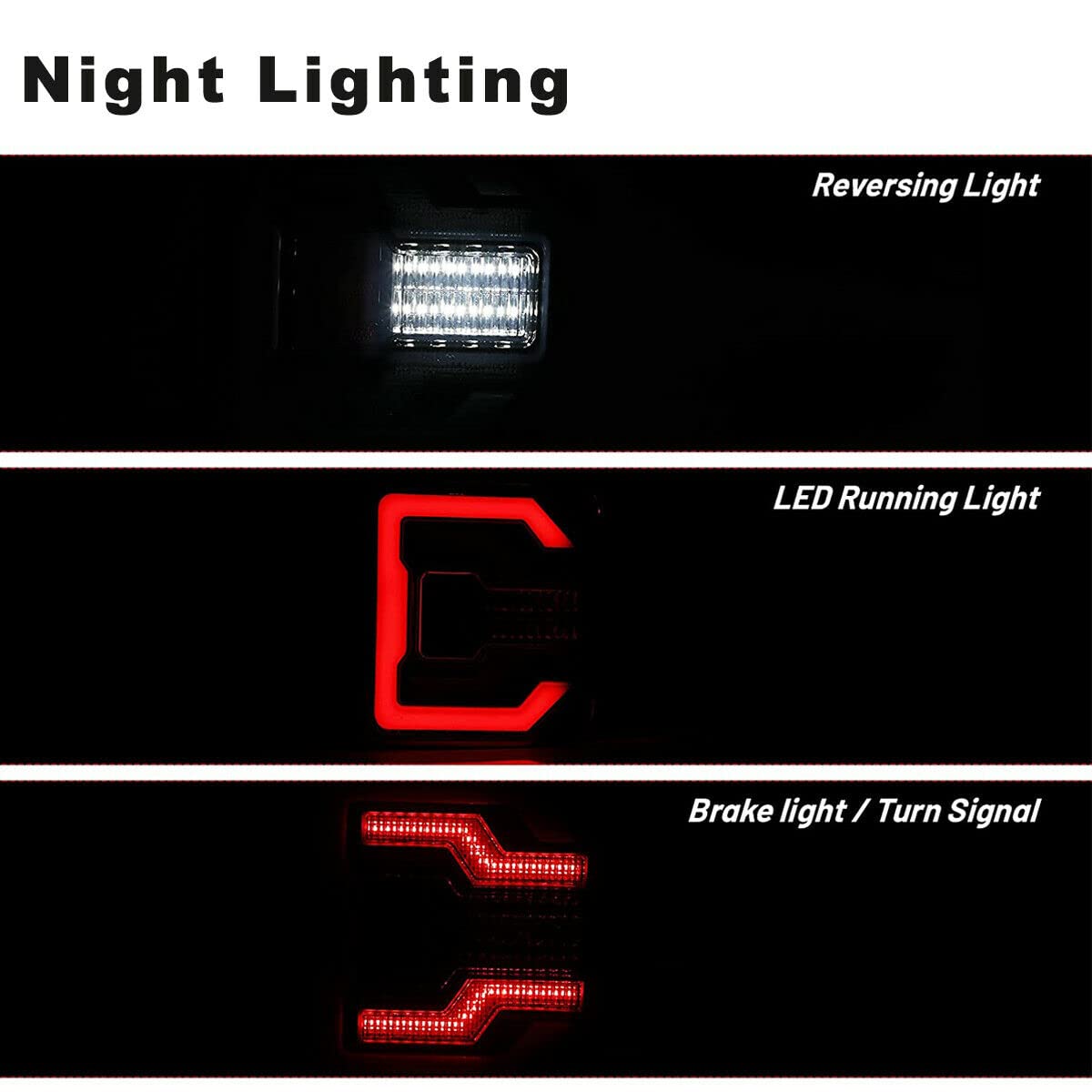 LED Tail Lights for Jeep Wrangler 2018-2025 - Dynamic DRL, Sequential Turn Signals, Reverse & Brake Lights (Red Lens) | Perfect for Off-Roading & Night Driving