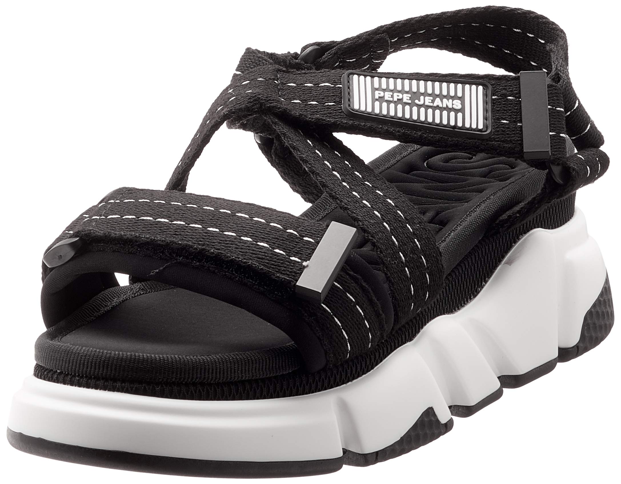 Pepe Jeans Women's Platform Sandals - Comfortable High Heel Summer Shoes for Women | Fashionable & Stylish Wedge Sandals for Beach, Party, and Casual Outfits