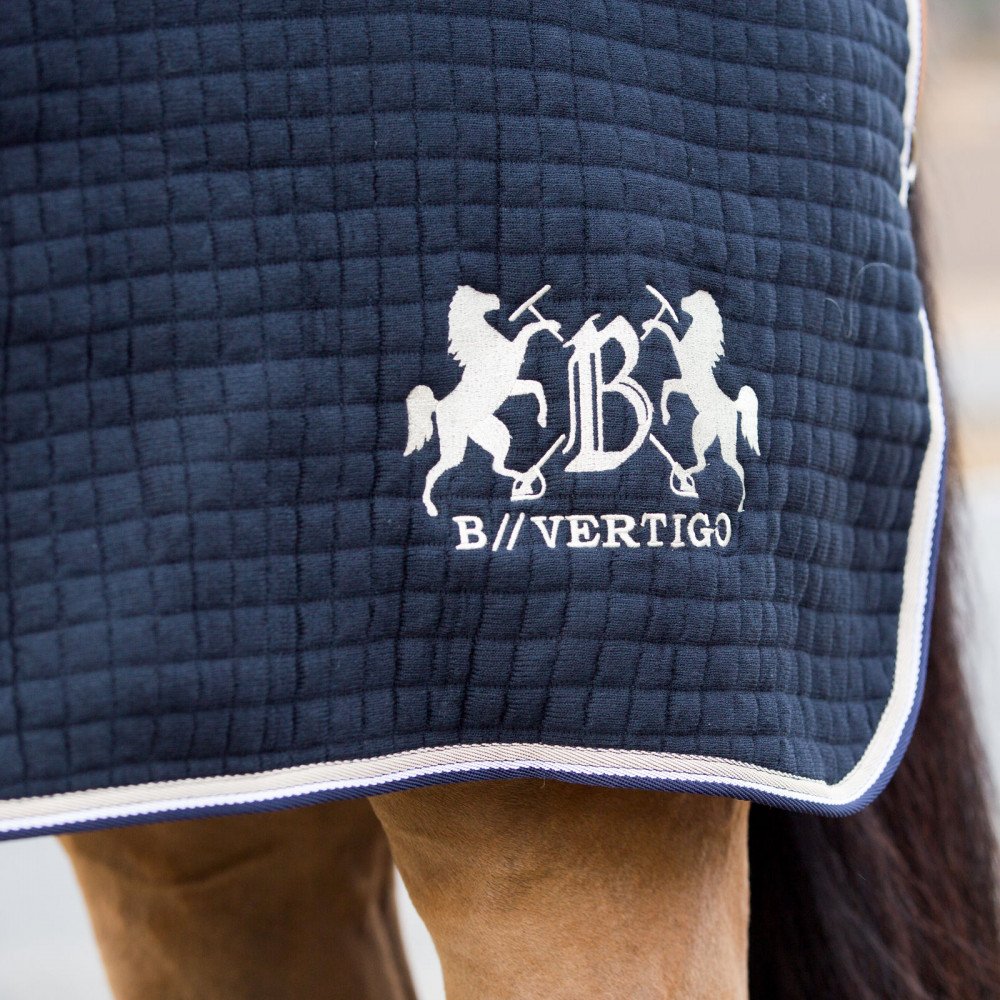 Kensington Thermo Tex Exercise Blanket - Dark Navy, Medium 78/80 - Cozy & Warm Horse Riding Blanket for Winter Training & Stable Use