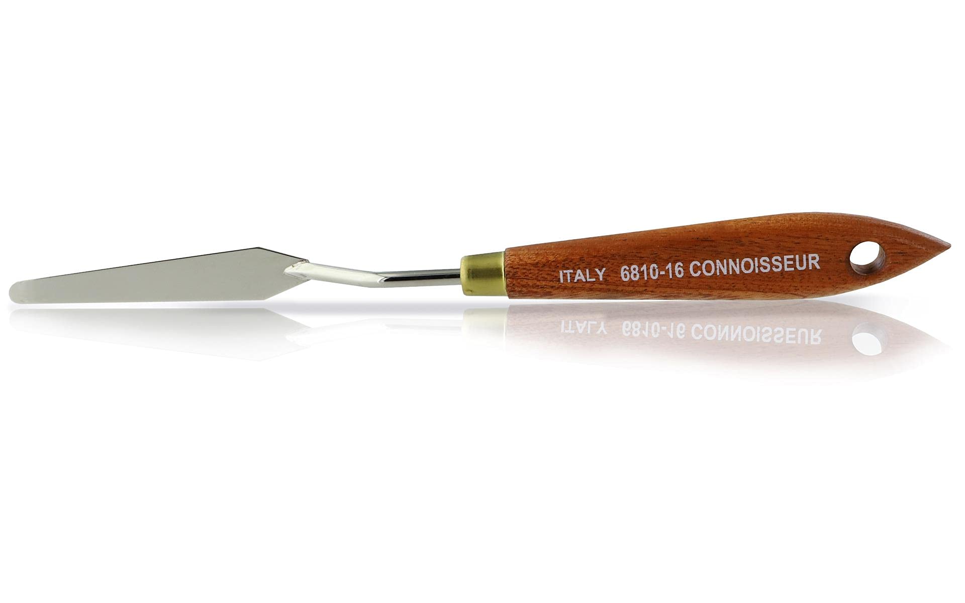 Premium Italian Painting Knife #16 - Professional Palette Knife for Oil & Acrylic Painting - Perfect for Artists, Canvas Texturing & Cake Decorating