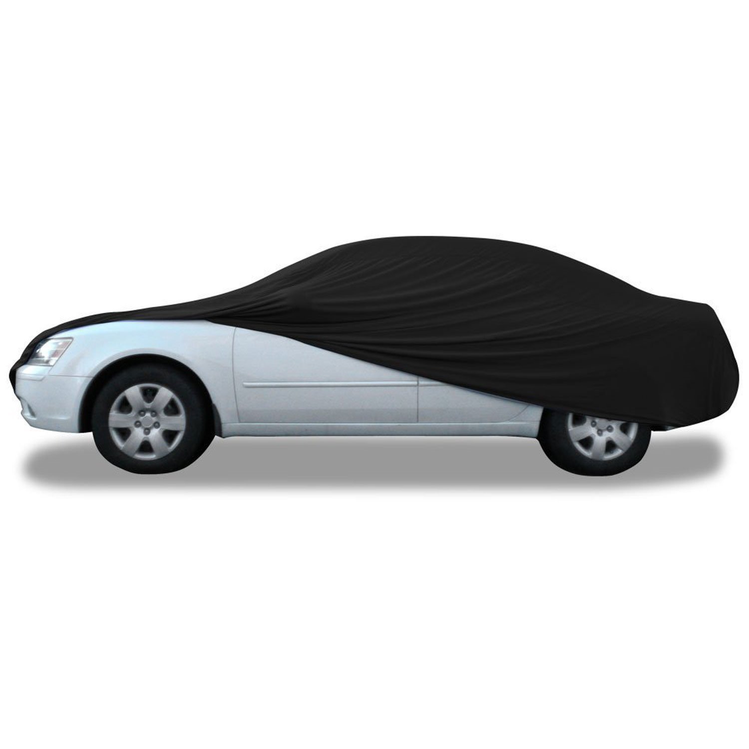 Premium Indoor Stretch Car Cover - Luxury Soft Lining, Breathable Dustproof Protection for Vehicles Up to 170