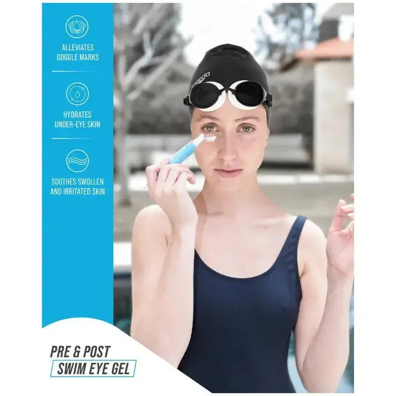 Post Swim Eye Gel for Swimmers – Soothing & Hydrating Pre & Post Swimming Eye Care – Perfect for Pool, Beach & Water Sports