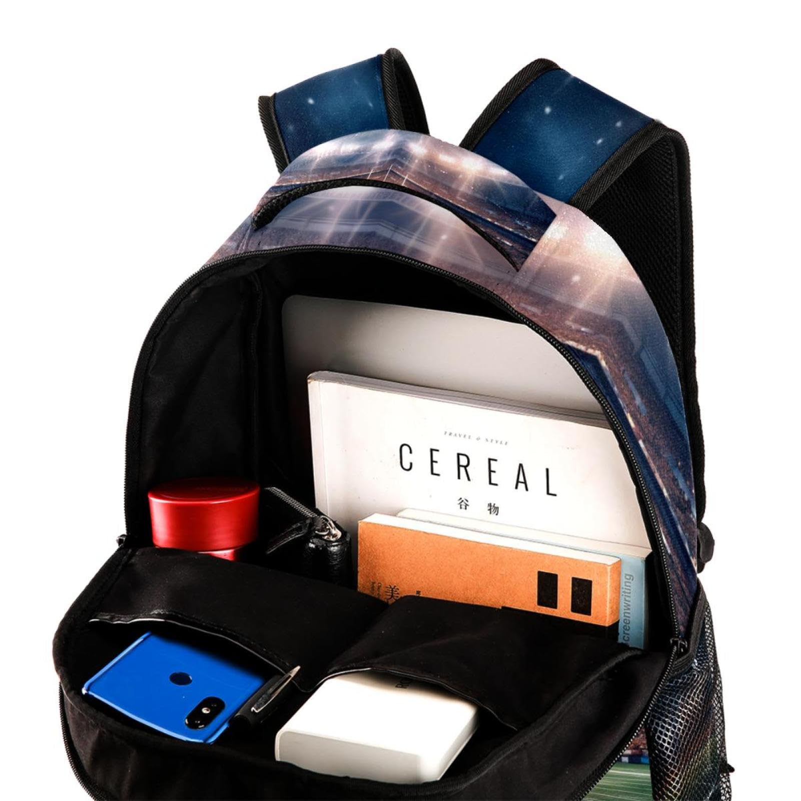 Best Travel & Work Backpack for Men & Women - Durable Laptop Backpack with USB Charging Port - Perfect for Commuting, Hiking, and American Football Games