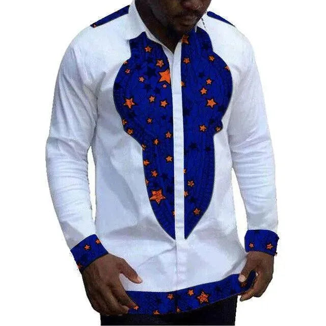 Stylish African Men's Dashiki Top - Tribal Print Cotton Shirt for Casual Wear & Cultural Events | Perfect for Festivals, Parties & Everyday Outfits
