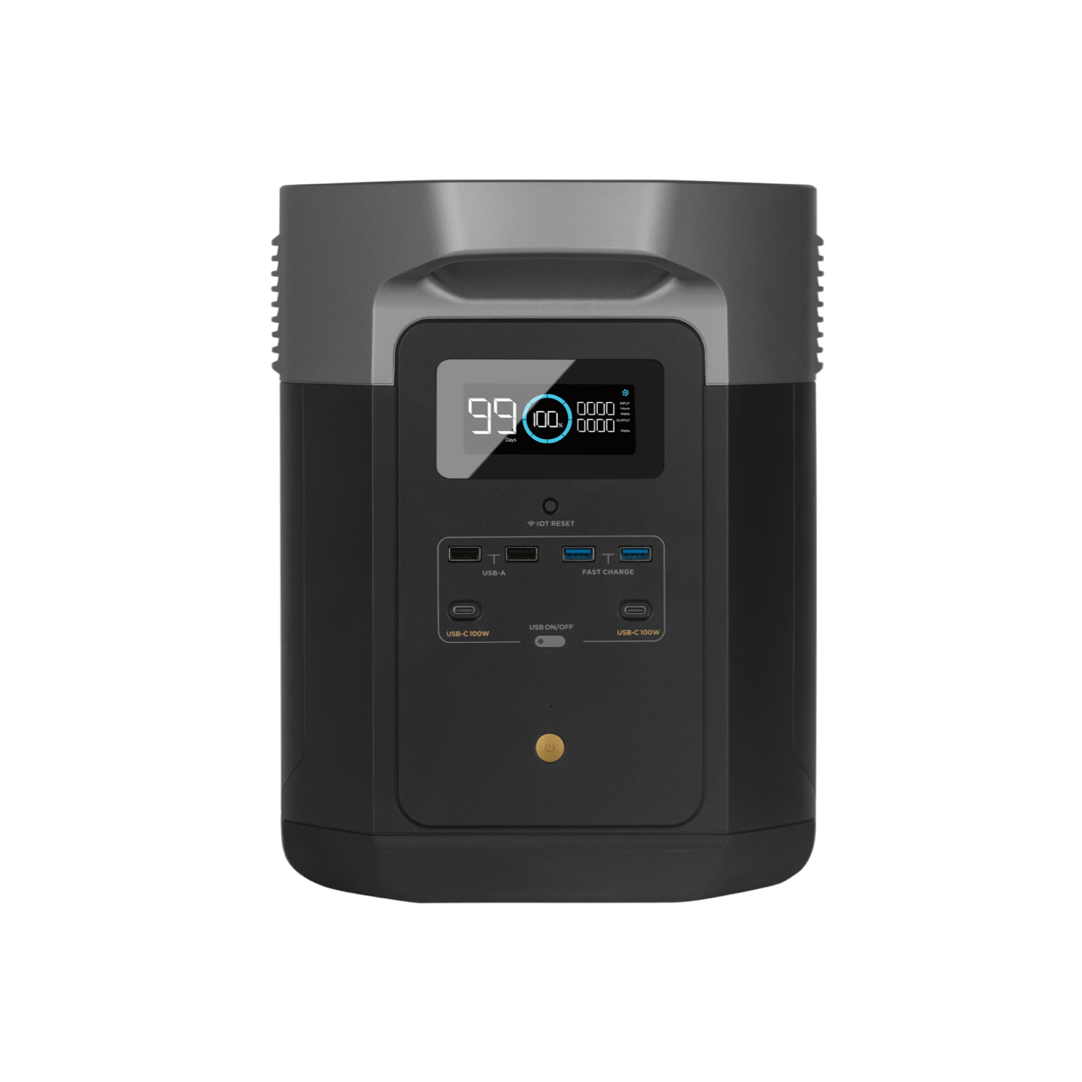 EcoFlow DELTA Max 2000W Portable Power Station with 2016Wh Capacity - Solar Generator for Camping, RV, Emergencies & Off-Grid Living (Certified Refurbished)