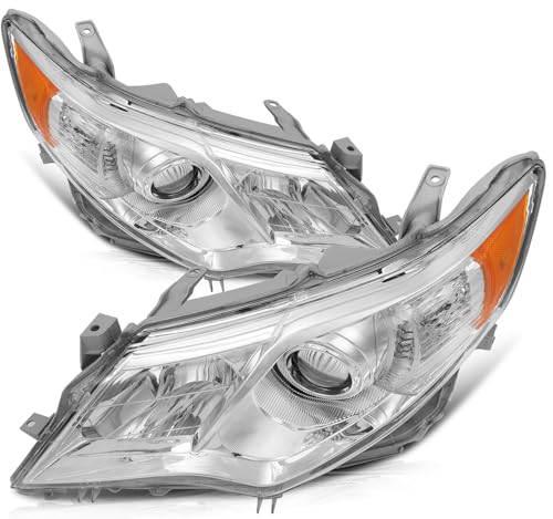 Chrome Housing Amber Reflector Clear Lens