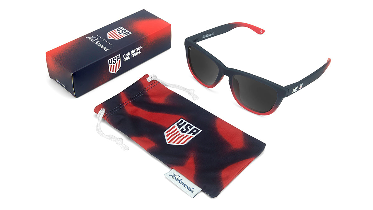 USMNT Polarized Sunglasses for Men & Women - UV Protection, Lightweight & Stylish - Perfect for Running, Driving, and Outdoor Sports