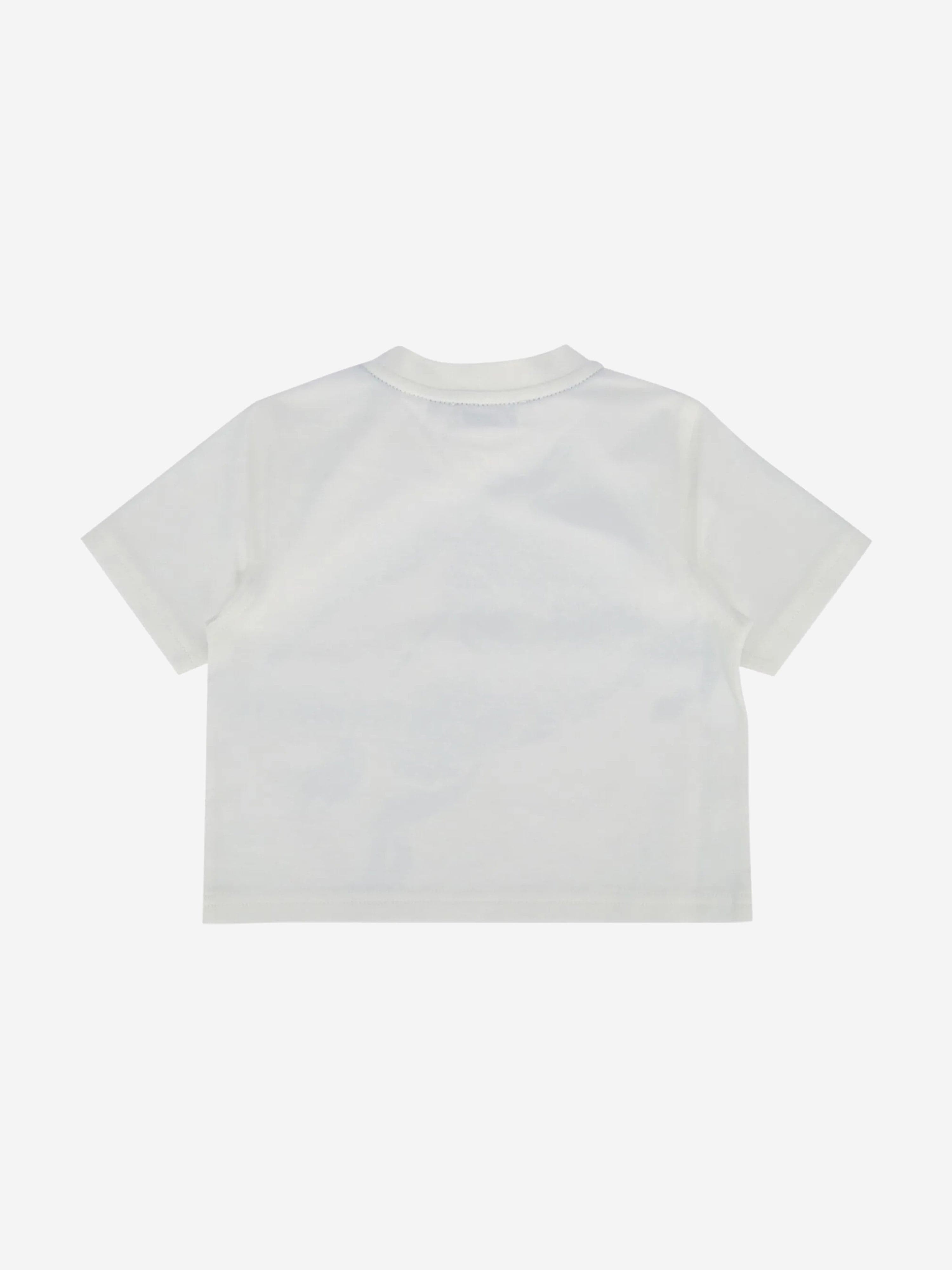 Baby Cedar Knight White T-Shirt - Soft Cotton Tee for Boys & Girls - Perfect for Playdates, Parties & Everyday Wear