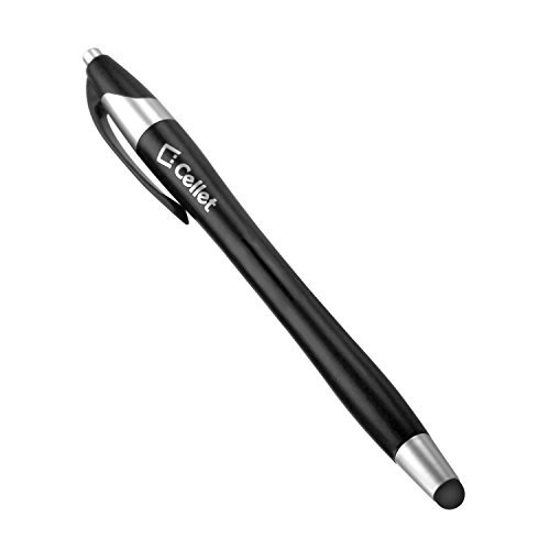 Premium Black Touch Screen Stylus & Ballpoint Pen Combo - Compatible with iPhone, iPad, Air, Mini, Pro & Samsung Galaxy Tablets - 3 Pack for Note Taking, Drawing & Digital Signatures