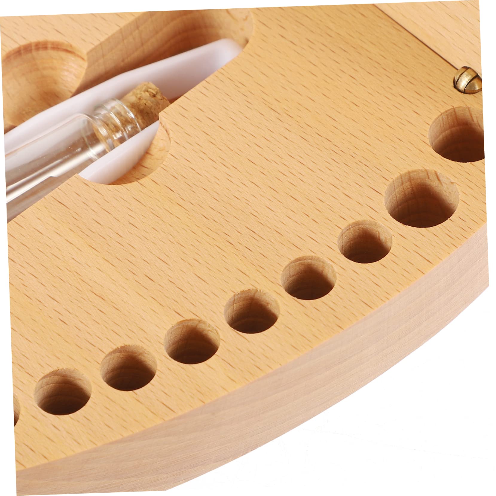 Wooden Baby Tooth Keepsake Box for Lost Teeth - Memory Storage Box for Boys & Girls | Perfect First Tooth Keepsake, Nursery Decor & Childhood Memory Preservation