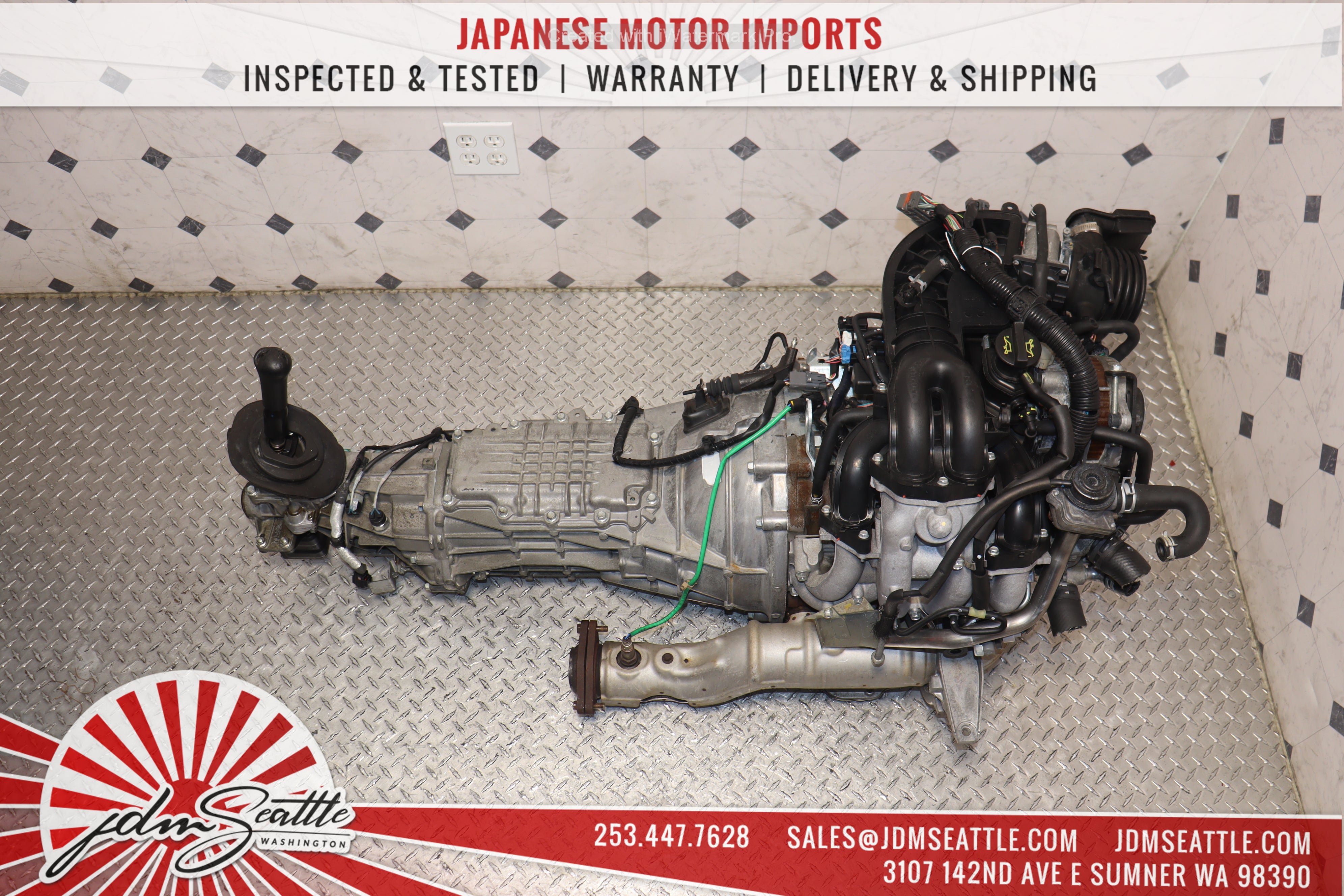 JDM 09-11 MAZDA RX8 13B RENISIS 6-Port Engine with 6-Speed Transmission - High Performance Rotary Engine for Racing & Car Restoration Projects