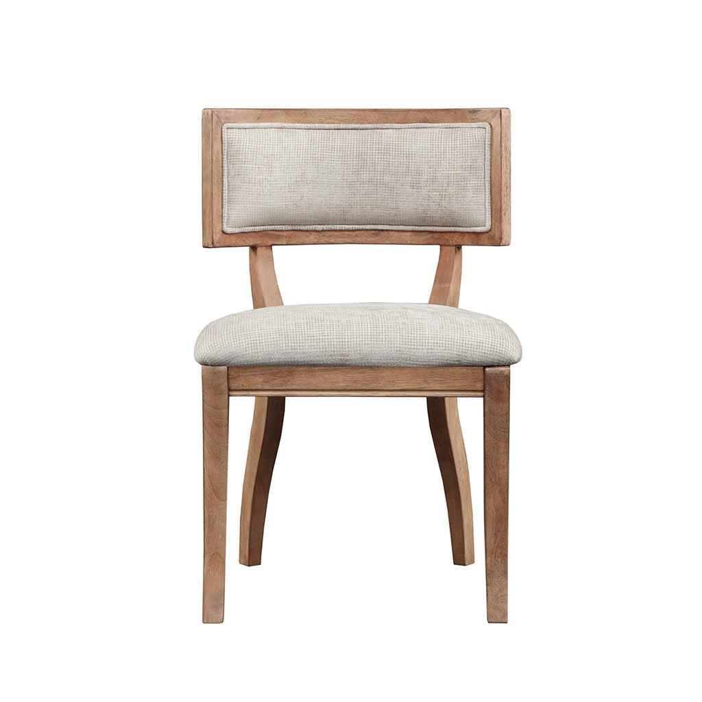 Modern Dining Chairs Set of 2 - Sturdy Wooden Kitchen Chairs with Padded Seat - Perfect for Dining Room, Kitchen, Breakfast Nook & Small Spaces