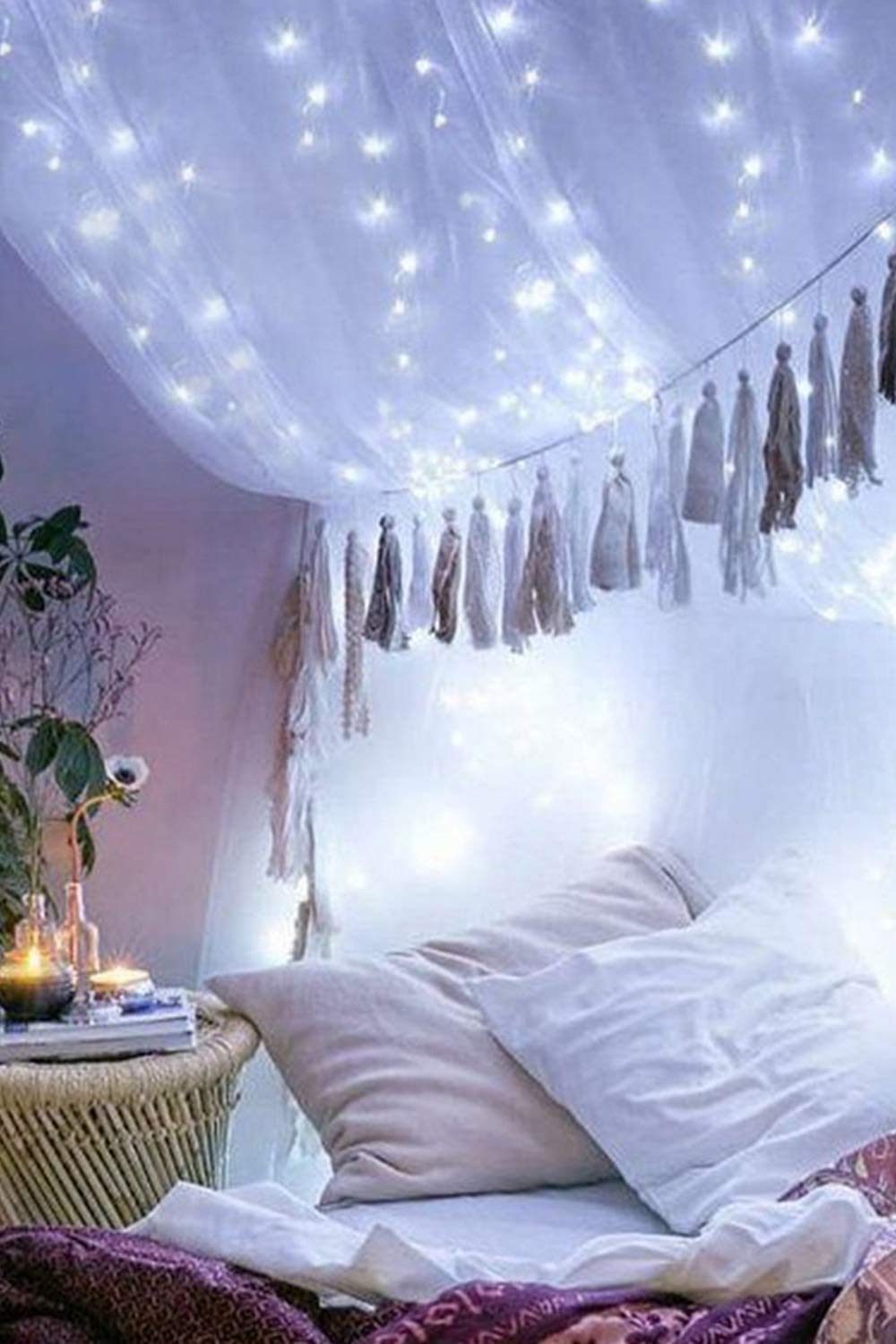 100 LED USB Fairy String Lights - Extra Long Silver Copper Wire for Holiday Decor, Wedding, Party & Home Ambiance