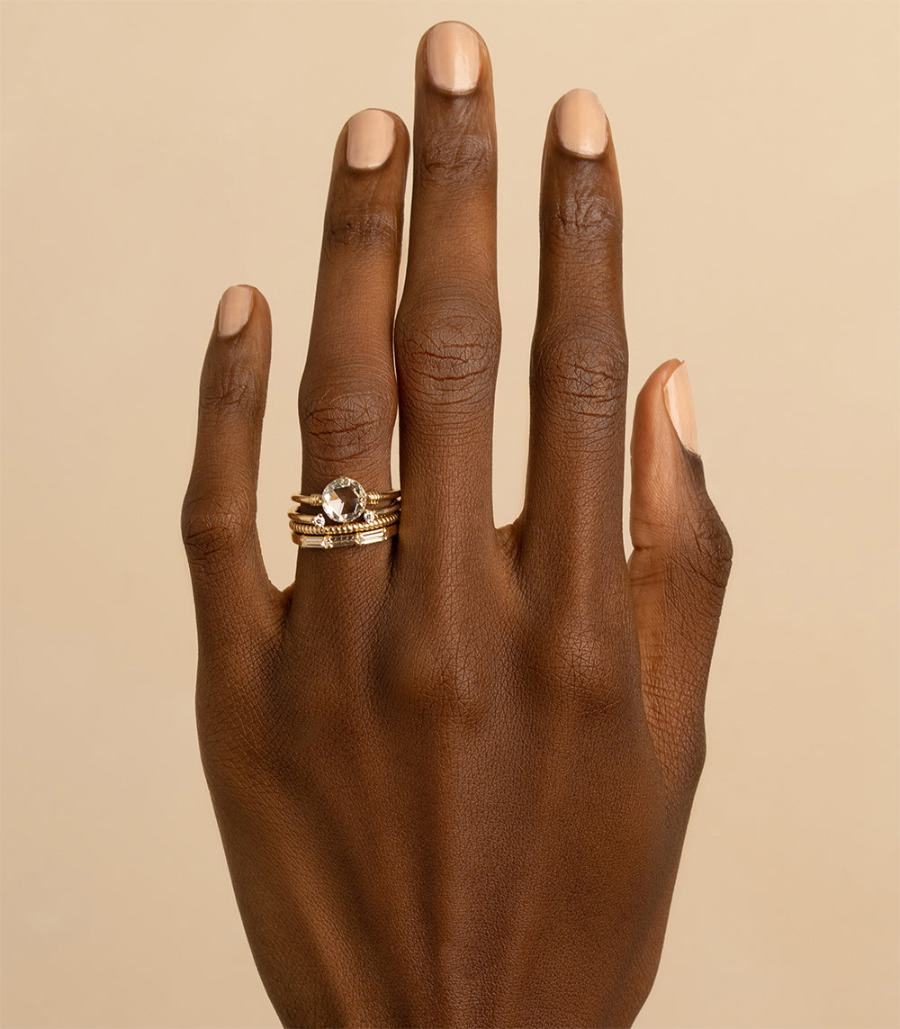 14K Gold Coil Rope Band Ring - Elegant Wedding & Engagement Jewelry for Women - Perfect for Proposals, Anniversaries & Special Occasions