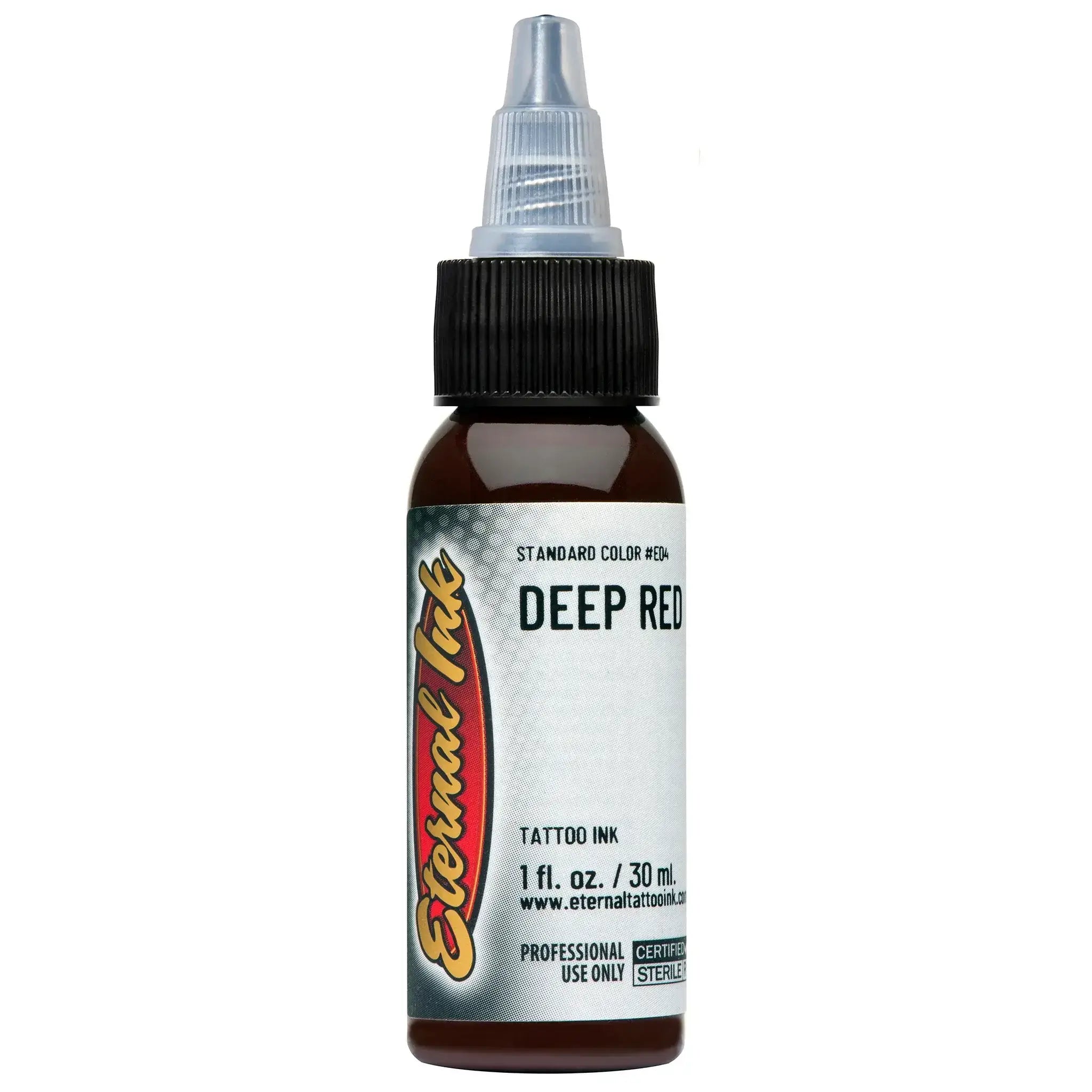 Deep Red Eternal Ink - Long-Lasting Vibrant Ink for Tattoos, Calligraphy & Art - Perfect for Professional Tattoo Artists, Calligraphers & DIY Craft Projects