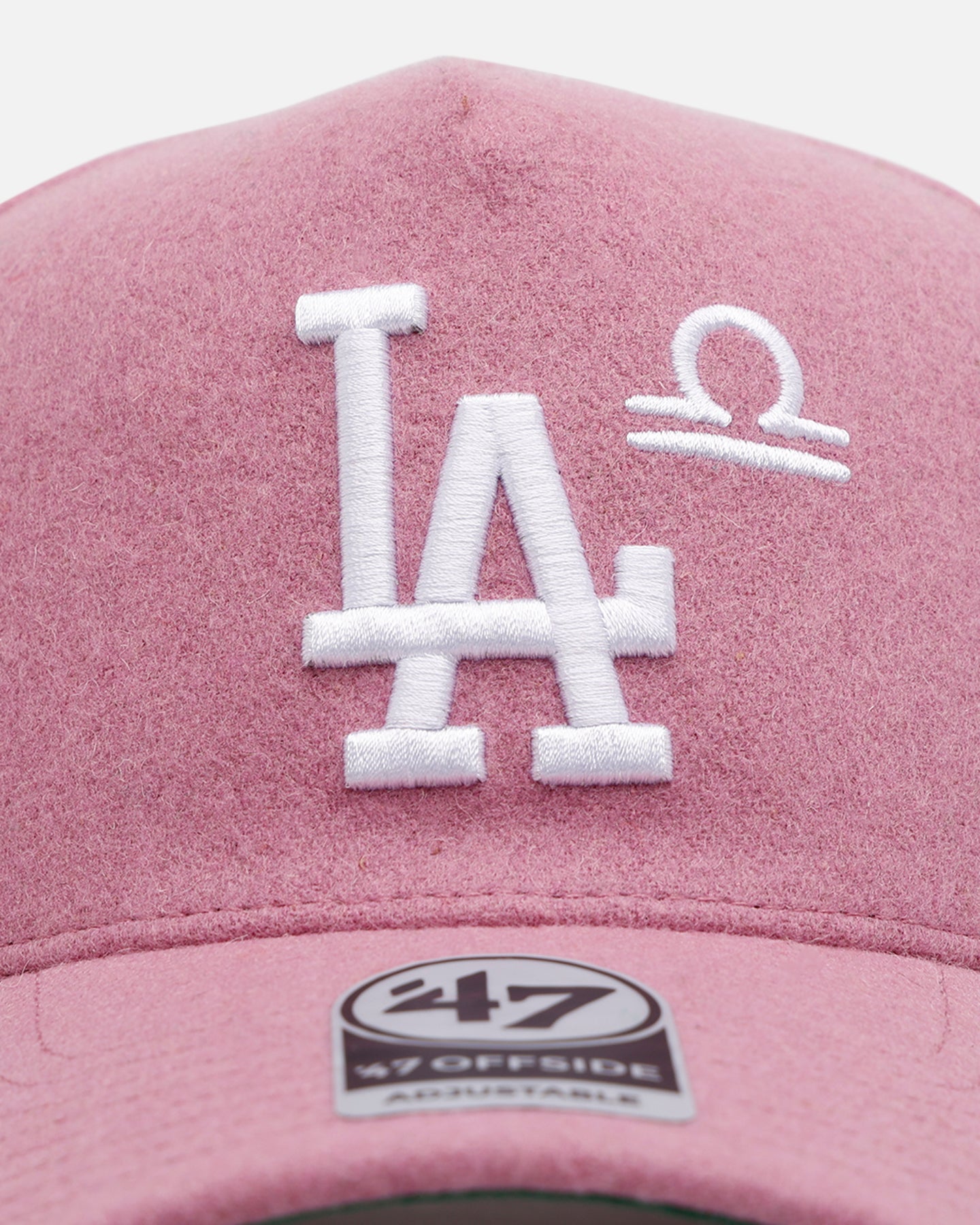 47 Brand Los Angeles Dodgers 'Zodiac' Libra 47 Offside Snapback Cap - Mauve Adjustable Baseball Hat for Men & Women - Perfect for Game Day, Sports Events & Casual Wear