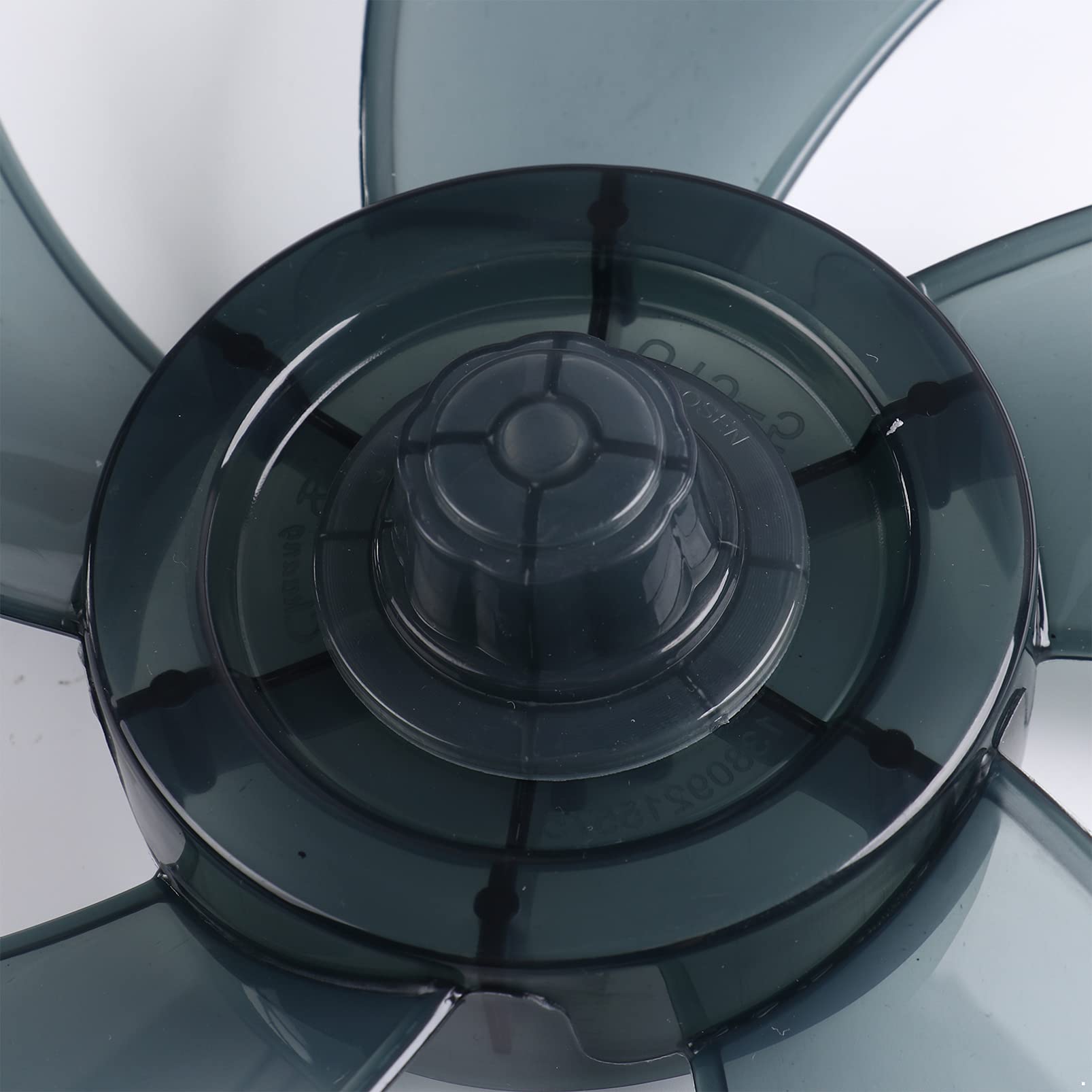 Aislor 12/14 Inch Universal Fan Blade Replacement with Nut Cover - Gray Household Standing Fan Parts for Home, Office, Bedroom & Living Room Cooling