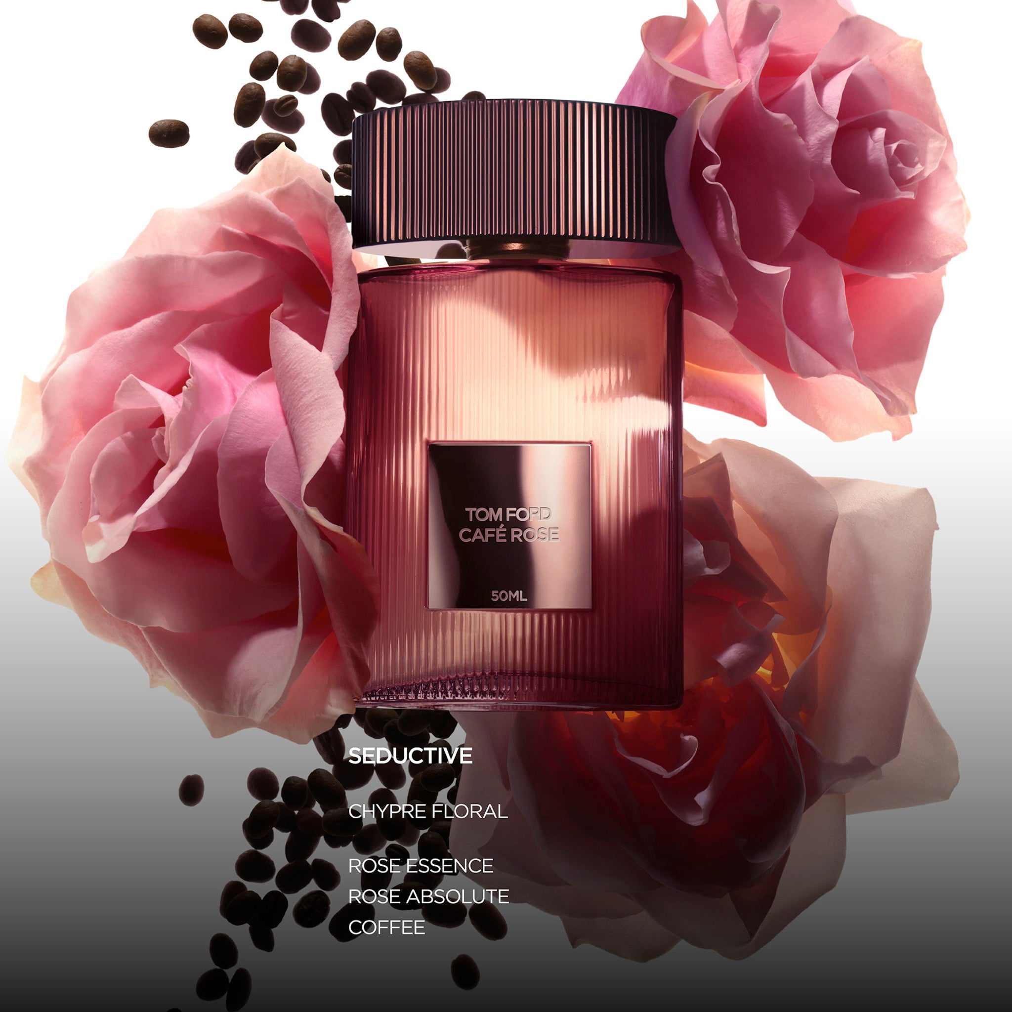 Tom Ford Cafe Rose Eau de Parfum for Women - Luxury Floral Scent with Notes of Rose, Coffee & Spices - Perfect for Date Nights & Special Occasions