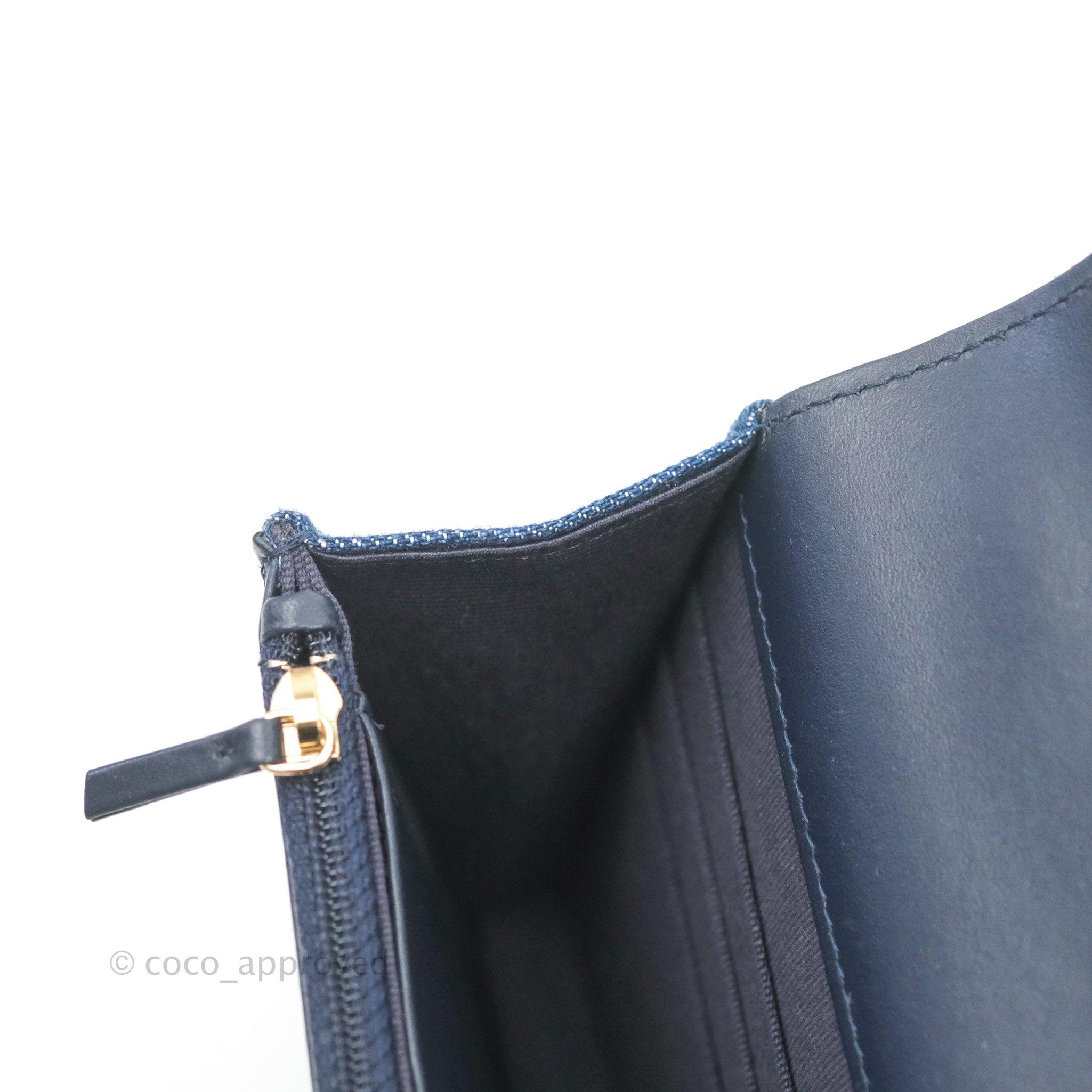 Chanel 19 Wallet on Chain WOC Blue Denim Mixed Hardware - Luxury Crossbody Bag for Women, Perfect for Parties, Dating & Everyday Use
