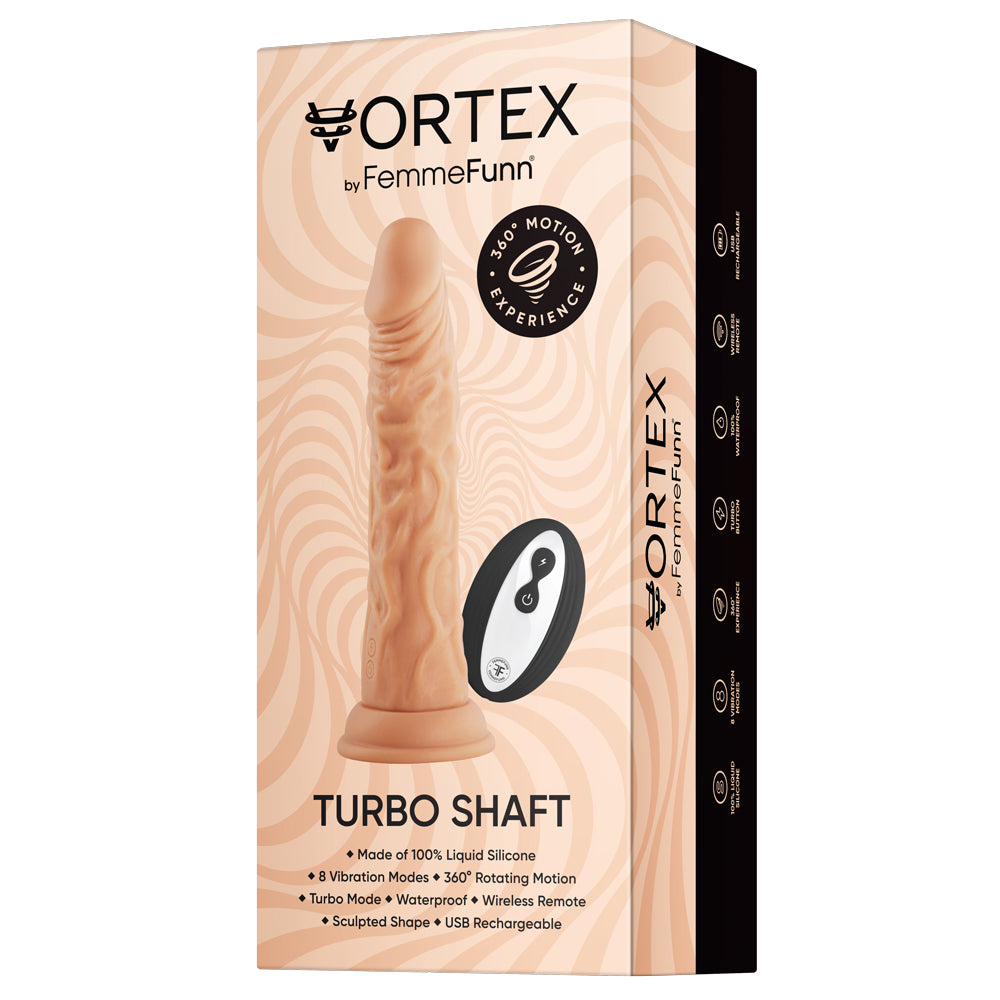 FemmeFunn Vortex Series 2.0 Wireless Turbo Shaft - Powerful Rechargeable Personal Massager for Women, Perfect for Stress Relief & Relaxation at Home or Travel