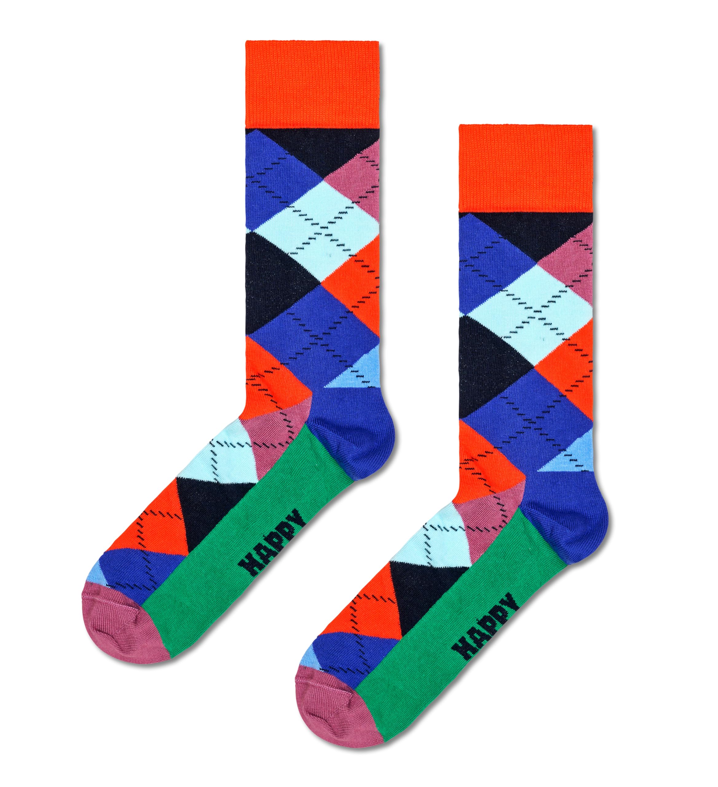 Happy Socks Black & White Striped Crew Socks for Men & Women - Soft Cotton Low Cut Ankle Socks with Gift Box - Sustainable Fashion for Casual Wear, Office & Gifting