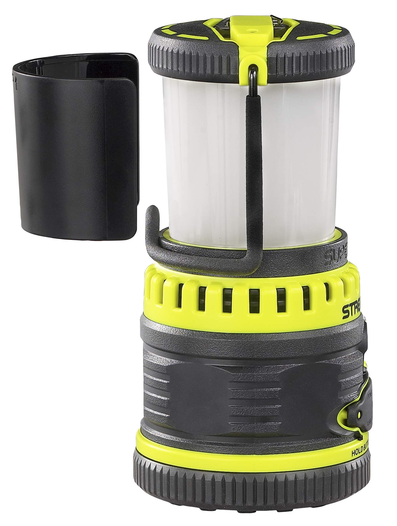 Streamlight 44945 Super Siege 1100-Lumen Rechargeable Outdoor Lantern Flashlight with AC/USB Charger - Bright Yellow for Camping, Hiking, Emergency & Power Outages