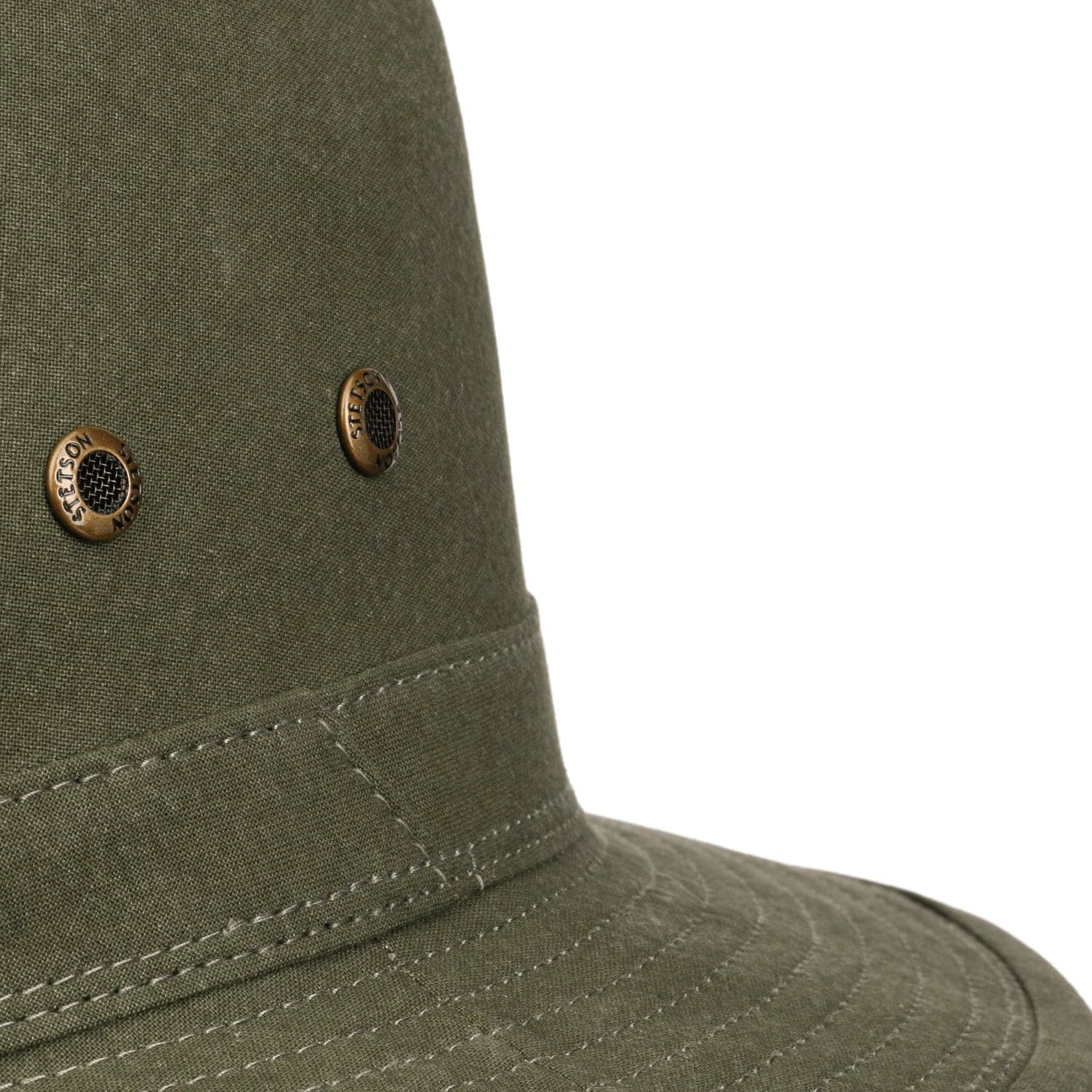 Stetson Organic Cotton Traveler Hat for Men & Women - Breathable Sun Protection for Outdoor Adventures, Hiking, and Beach Vacations