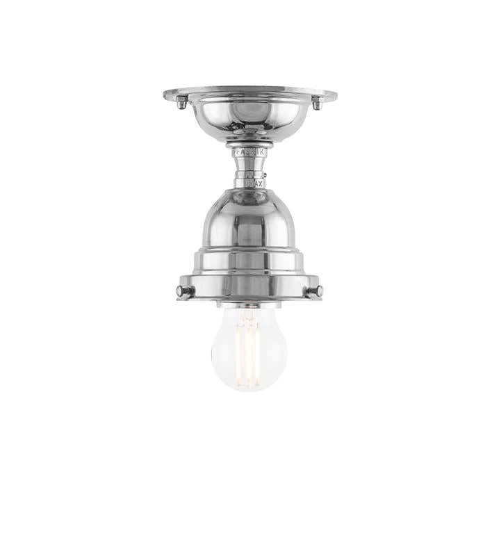 Byström Fastener 80 (Nickel) - Ceiling Mounting Bracket Kit for Home & Office Furniture Installation | Durable Metal Hardware for Shelves, Cabinets and Wall Decor