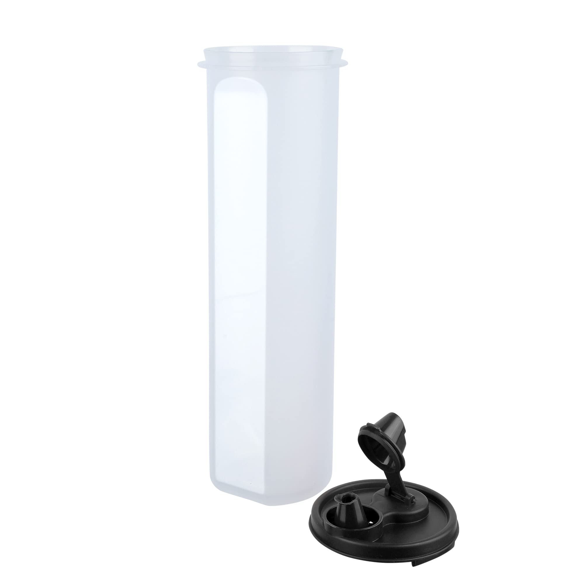 Premium Leak-Proof Oil Dispenser Bottle - BPA-Free Plastic, 1.1L Capacity for Olive Oil, Vinegar & Sauces | Easy-Pour Spout, Airtight Seal | Kitchen, Restaurant & Home Use (Black)