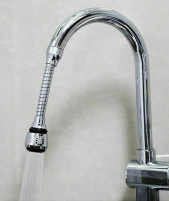 360° Swivel Faucet Aerator with Dual Spray - Replacement Sink Mixer Nozzle Extender for Kitchen & Bathroom - Perfect for Washing Dishes, Filling Pots & Handwashing