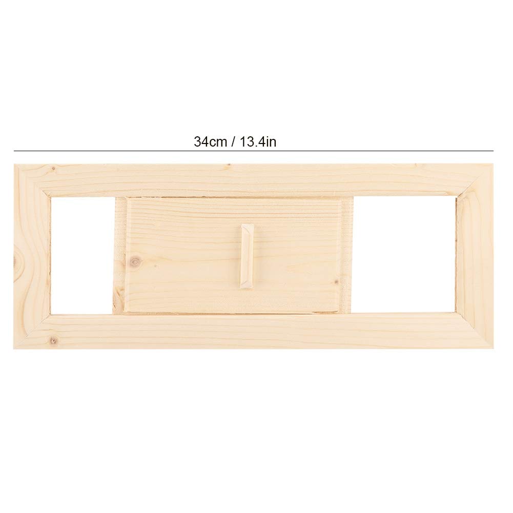 Premium Cedar Wood Sauna Ventilation Panel - Steam Room Air Vent Grille for Optimal Airflow - Perfect for Sauna & Steam Room Ventilation Accessories