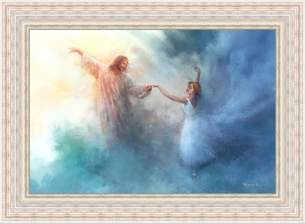A Pas De Deux By Yongsung Kim - Ballet Dance Art Print - Elegant Wall Decor for Home, Office & Dance Studios