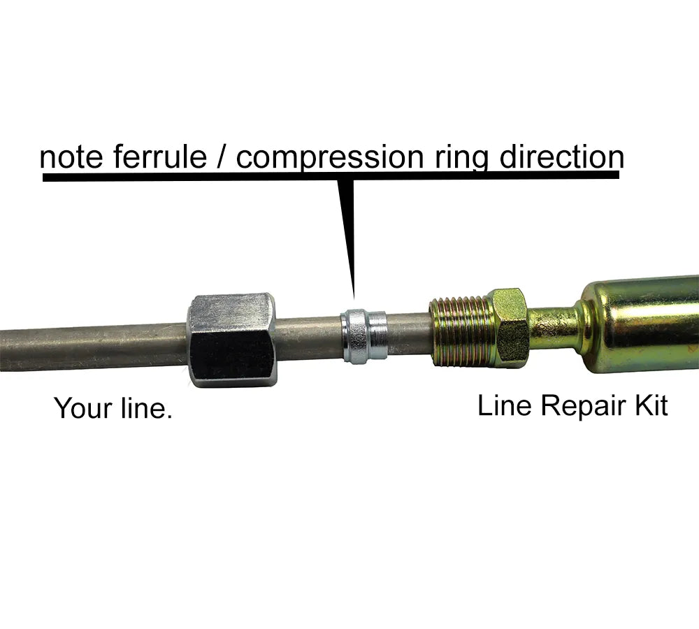 AC Line Repair Kit TR12 3/4 O.D. - HVAC System Maintenance Tool for Air Conditioner & Refrigerator Pipe Fixing