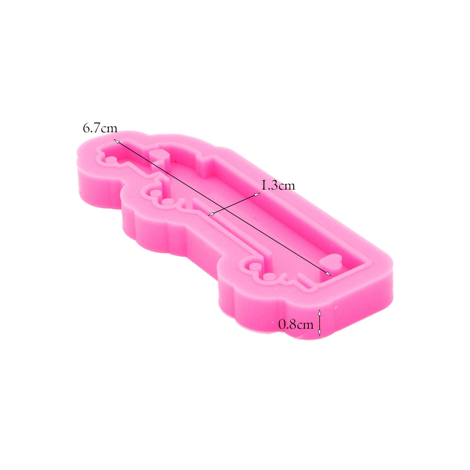 Shiny Glossy Truck & Van Keychain Silicone Molds for Resin Casting - DIY Epoxy Resin Jewelry Making, Polymer Clay Crafts - Cartoon Car Key Ring Pendant Molds with Hole - Perfect for Handmade Gifts, Car Accessories & Unique DIY Projects