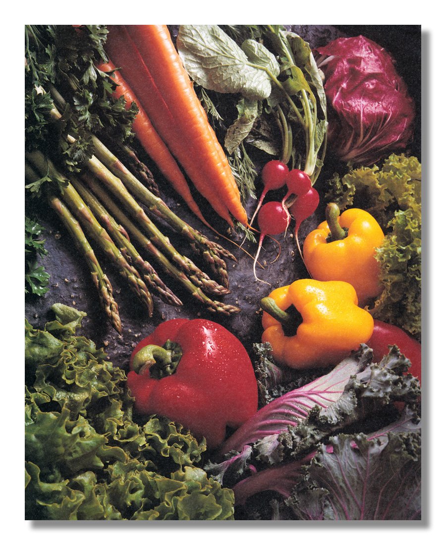 Peppers Vegetable Kitchen Cafe Contemporary Framed Art Print - Perfect for Home, Restaurant & Office Decor