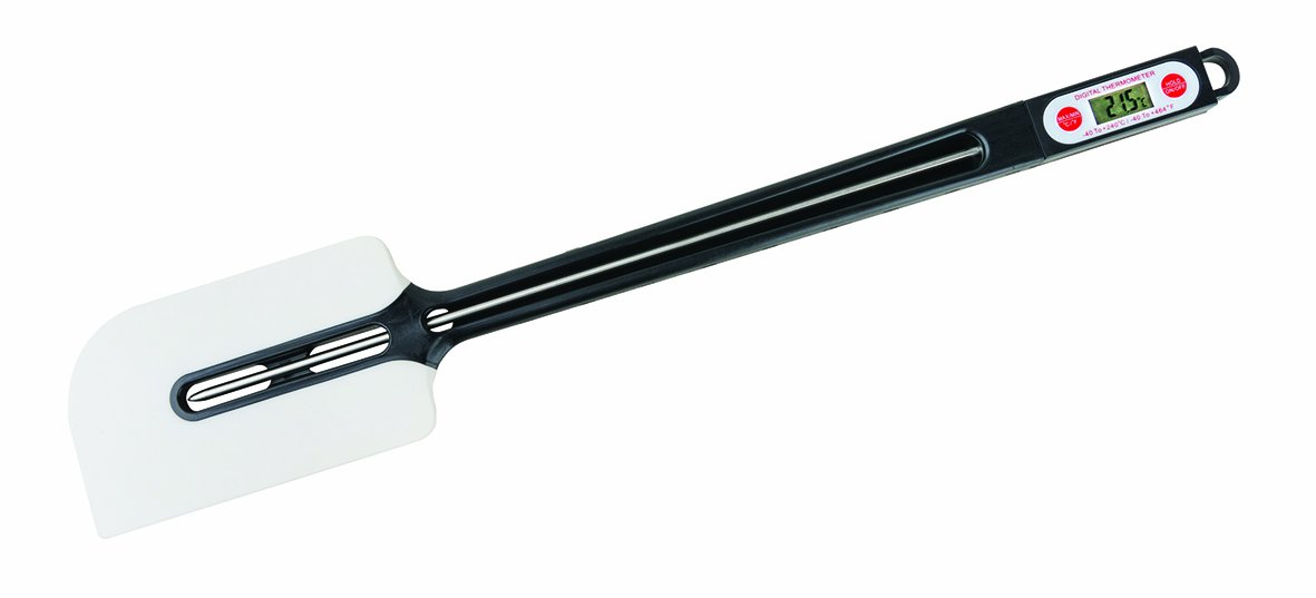 Matfer Bourgeat Elveo Digital Thermometer Spatula with Detachable Probe - Perfect for Cooking, Baking, Candy Making & Kitchen Use