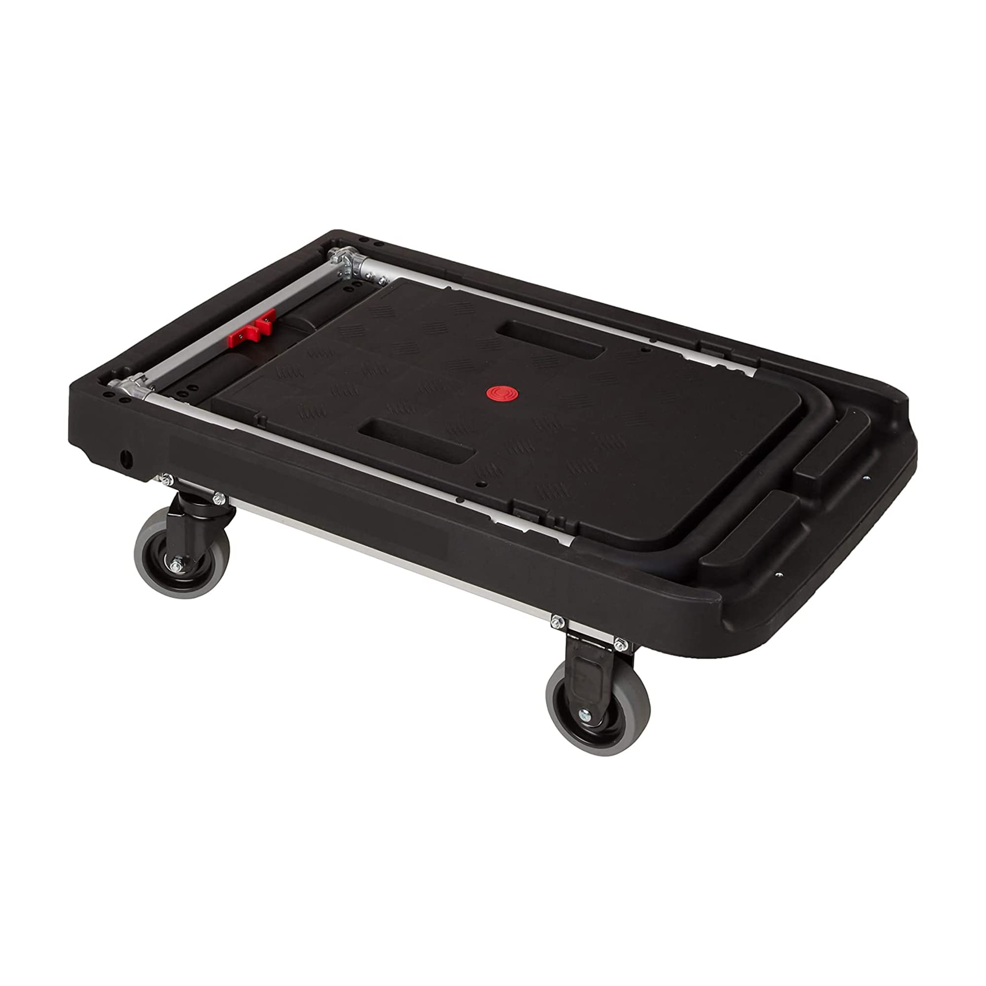 Magna Cart Foldable Dolly Cart - Heavy Duty Platform Hand Truck with Wheels 500 lbs Capacity - Perfect for Moving, Warehouse, Home & Office Use