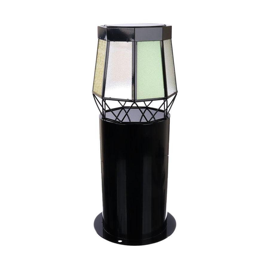 SETO CRAFT Solar Powered Outdoor Floor Light Stand - Diamond Design (3550g) for Garden, Patio, Pathway & Landscape Lighting