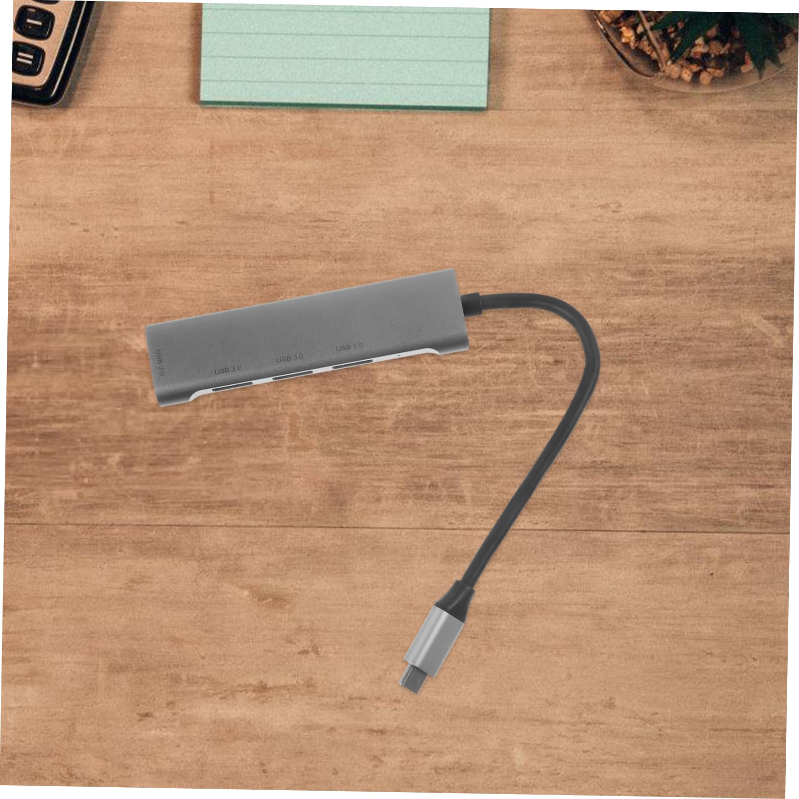 4-Port USB-C Hub for Fast Charging & Data Transfer - Aluminum Alloy Design for Laptop & PC