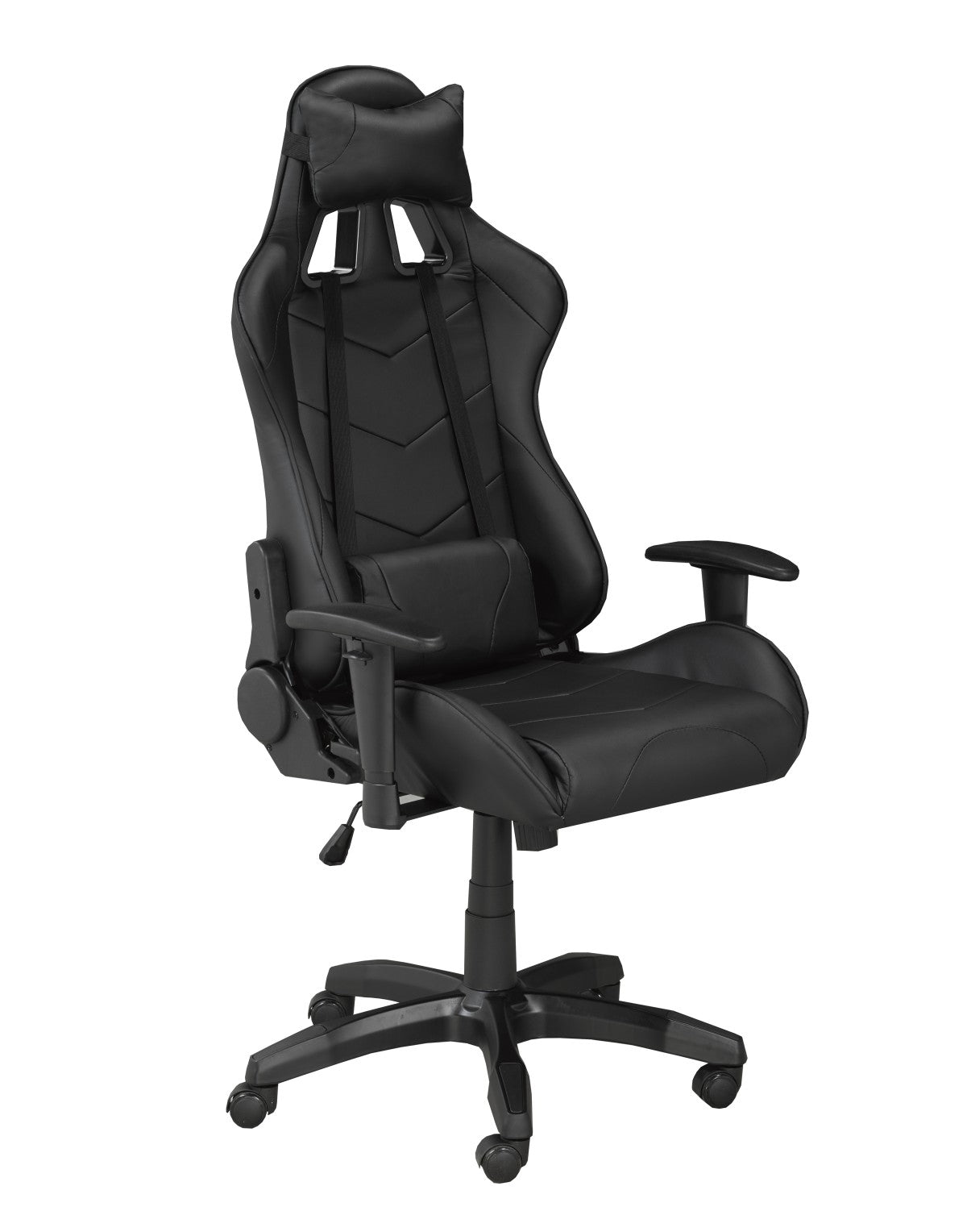 Premium Black Gaming Desk & Chair Set - Ergonomic Computer Desk with Cup Holder & Headphone Hook - Perfect for PC, PS5, Xbox Gaming Setup & Home Office Workspace