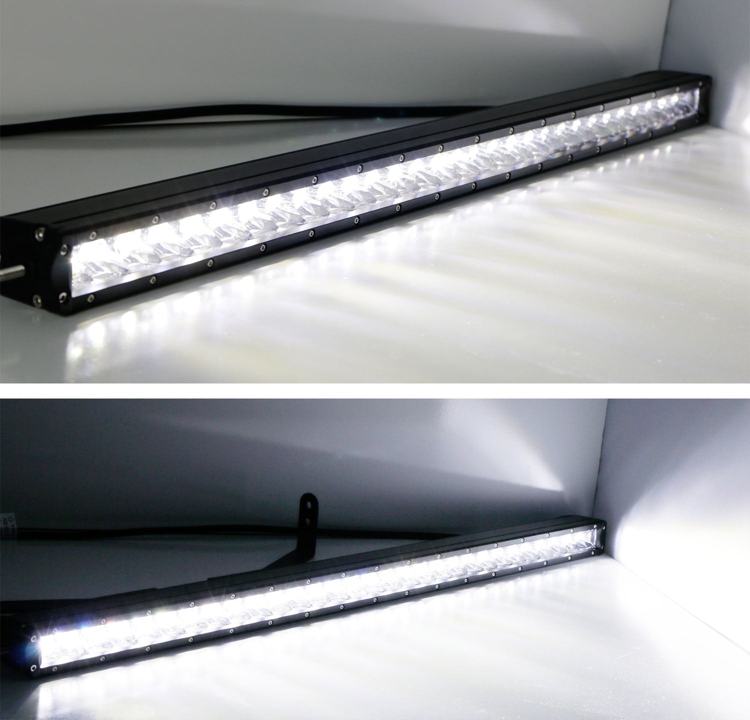 150W 30-Inch LED Light Bar with Hidden Behind Grill Mounts & Wiring Kit - Compatible with 2017-2020 Ford Raptor - Perfect for Off-Roading, Truck Lighting & Night Driving