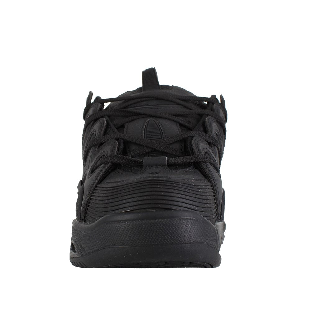 Osiris THE D3 2001 Sneakers - Black Synthetic Leather Skate Shoes for Men & Women | Perfect for Skateboarding, Streetwear & Casual Wear