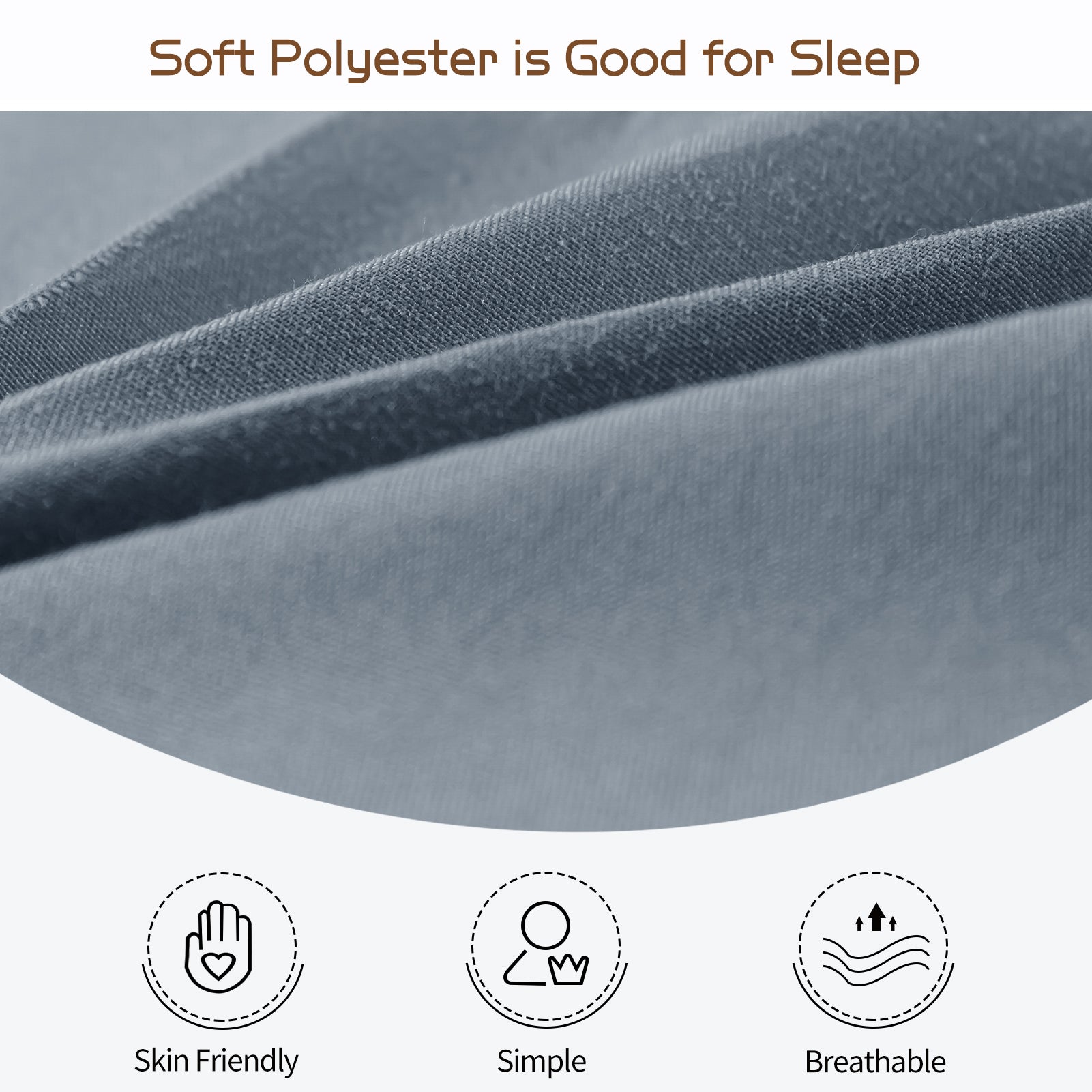 MAXYOYO Padded Comfortable Floor Mattress - Blue Gray | Extra Thick Foldable Guest Bed | Perfect for Camping, Sleepovers & Small Space Living