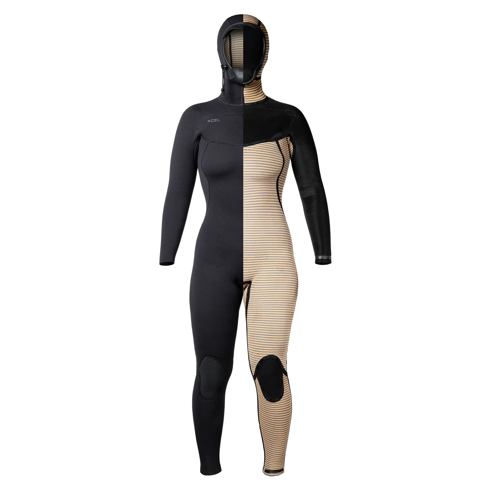 Women's 5/4mm Hooded Full Wetsuit for Scuba Diving, Surfing & Cold Water Swimming - Premium Neoprene Thermal Protection