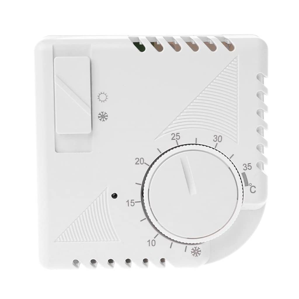 Universal Mechanical Room Thermostat - Energy Saving Temperature Controller with Switch | Perfect for Home, Office & HVAC Systems | Adjustable Climate Control (As Shown, One Size)