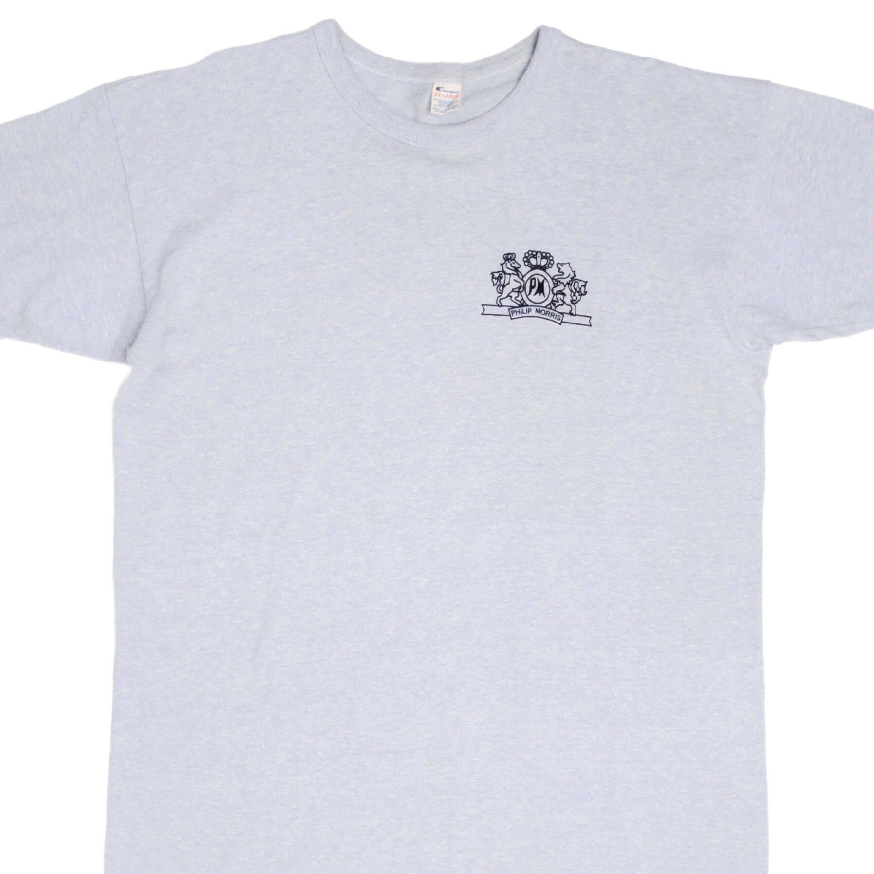 Vintage Champion Philip Morris National Employee Day T-Shirt 1980s XL Made in USA - Retro Graphic Tee for Casual Wear & Vintage Collectors
