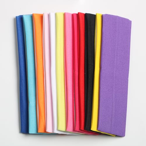 12pcs-mixed colors yoga sport headbands