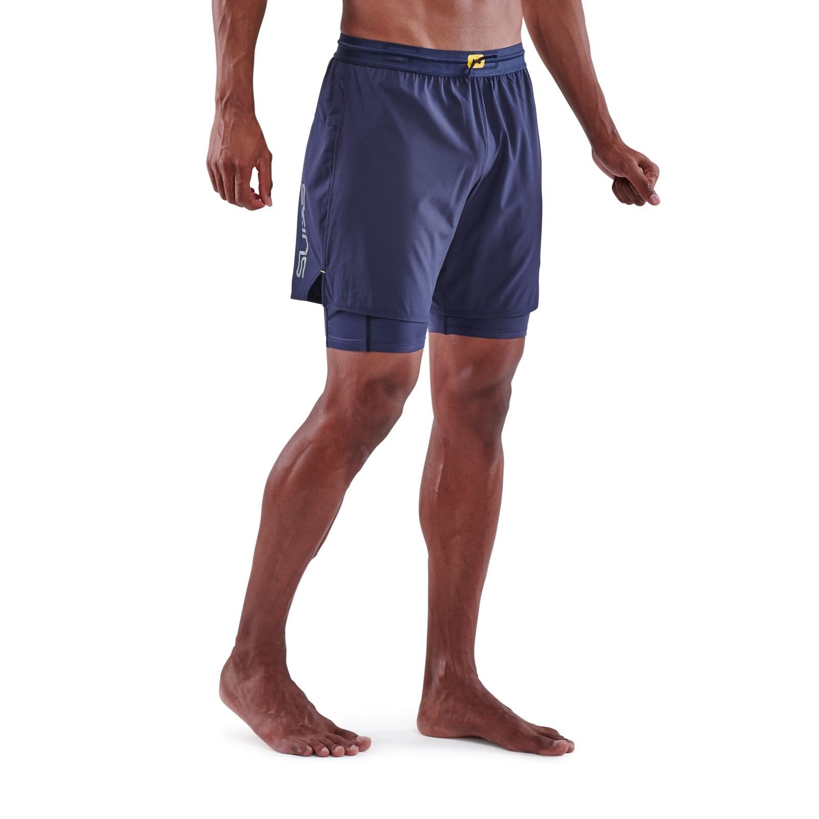 Men's Compression 2-in-1 Hybrid Tights-Shorts - Series-3 Superpose for Running, Gym & Sports Performance | Moisture-Wicking & Muscle Support